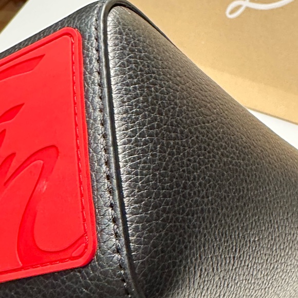 Christian Louboutin Black Cabata Tote Shoulder Bag with Red Interior NWT + COA - Picture 9 of 15